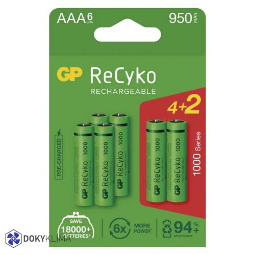 BATTERY GP HR03 AAA MICRO 1000mAh