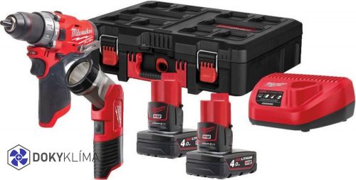 MILWAUKEE M12FPP2AW-422P erőcsomag M12 FUEL 